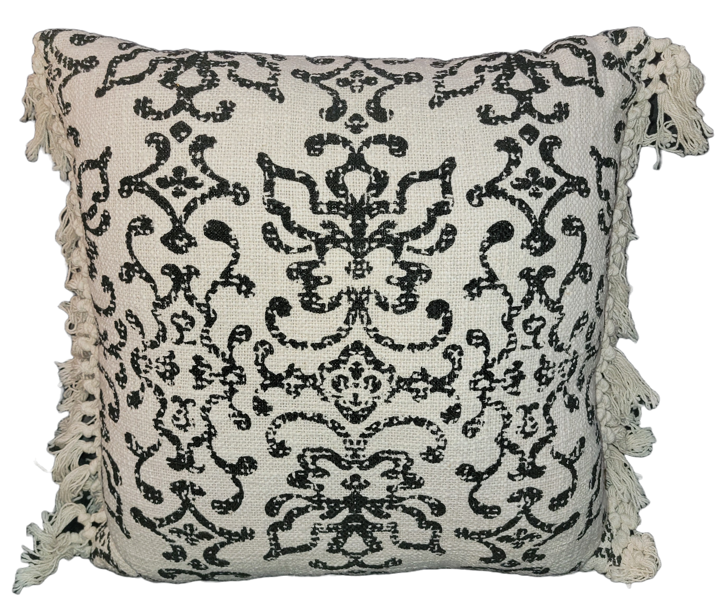 KARA FRINGED THROW PILLOW