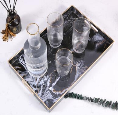 CARIO FAUX MARBLE TRAYS